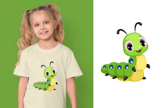 create unique cute kids t shirt designs