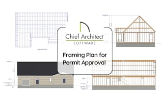 design floor plans, framing plans for permit in chief architect