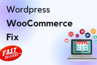 fix woocommerce issue, wordpress bug in 1 hour