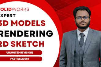 design and assemble mechanical parts using solidworks