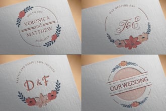 design wedding, photography monogram and signature logo