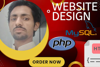 design modern responsive website with html css php bootstrap