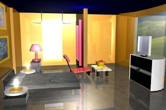 interior Design in maya