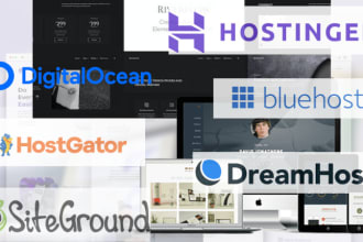 install and develop on hostinger, siteground, bluehost, hostgator, dreamhost