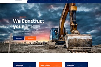 create construction website, handyman website, electrical,  company website