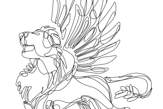 draw beautiful one line art illustration