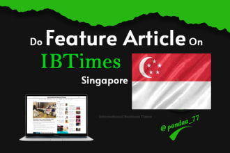 publish feature  article in ibtimes singapore