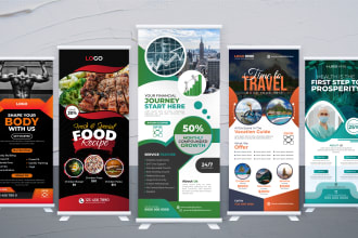 design advertisement x banner roll up for business retractable food signage flag