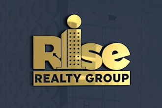 do 3d professional business logo