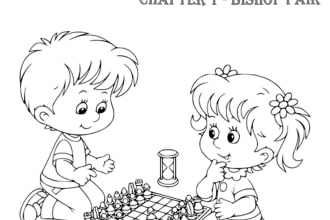 draw simple black and white line art illustration for you