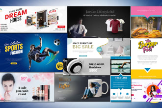 design facebook cover ads and social media banner