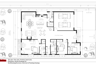 convert your hand sketch and architectural pdf drawing to autocad dwg