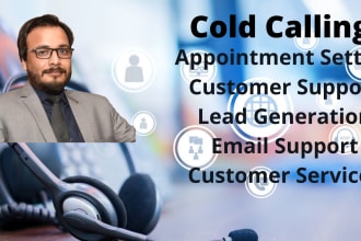 do professional cold calling and appointments