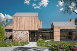 design 3d house models, exterior interior renderings, architecture walkthrough