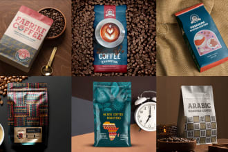 do premium coffee, tea or pouch packaging design