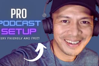 help you launch a podcast, free editing too