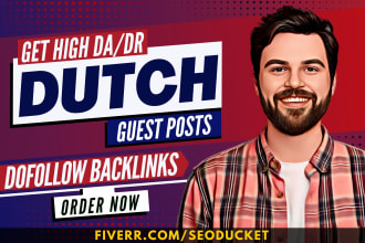 provide white hat seo service with high quality dofollow dutch backlinks
