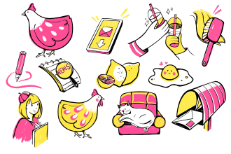 design unique icons, objects or stickers for you