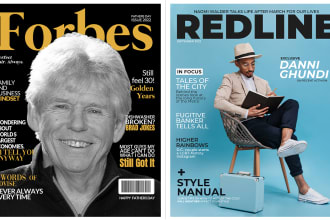 design magazines, magazine covers, magazine ads, and catalog