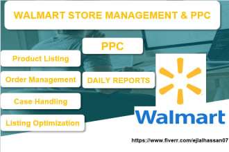 be expert walmart virtual assistant and handle store operations