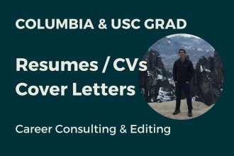edit your law, legal, MBA, phd resume, CV, or cover letter