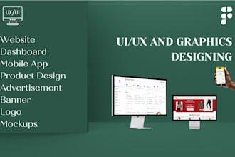 do web, mobile app UI, logo, mockups and product design