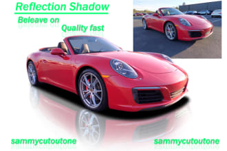 car image editing, background removal, reflection shadow