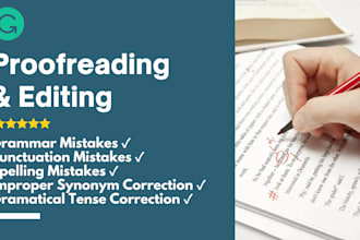 professionally proofread and edit your document