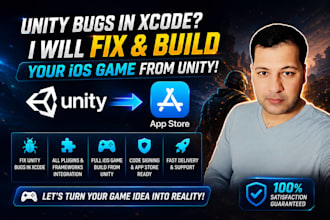 build a game for apple app store and solve unity error