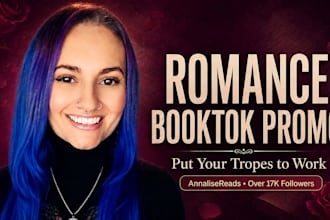 promote your romance ebook or book on my booktok tiktok