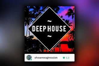 give you 20 deep house beats with unlimited lease