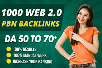 do 1000 off page high authority white hat dofollow SEO backlinks