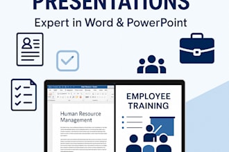 deliver professional reports, HR manuals, policies and powerpoints