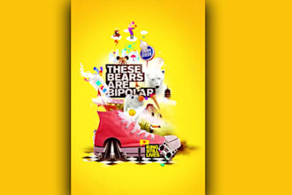 design the amazing banner, poster and flayer for you