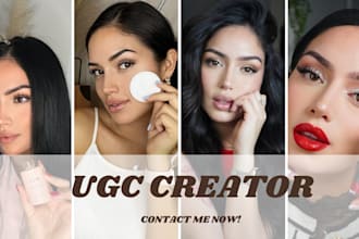your female model for your product or service