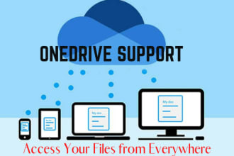 setup,fix and provide microsoft onedrive backup support