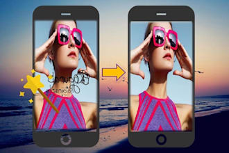 remove images backgrounds or add text logo or watermarks