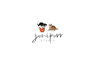 design modern and joyful logo for a cat parenting blog