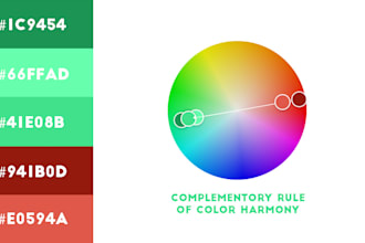 create a professional color palette and fonts for your brand