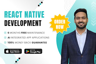 use react native as react native developer for react native app development