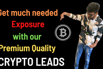 provide top quality 10k USA crypto leads