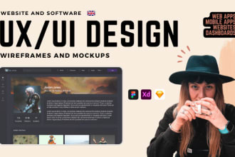 create unique UX UI wireframes for your website