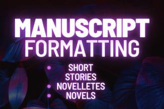 format your manuscript for publication