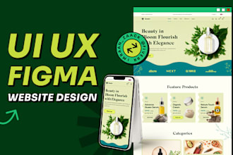 figma ui ux design and website mockup, figma website design