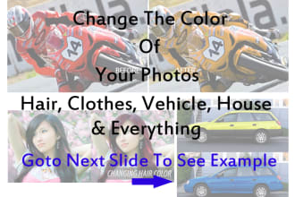 change the clothes color of your photo