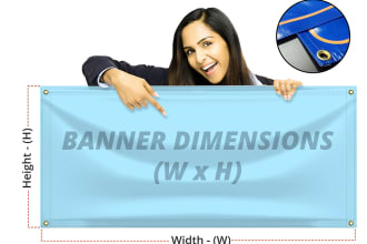 design vinyl banner, print and delivery