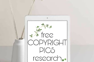 research images and other materials online