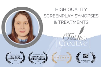 write a synopsis or treatment for your script
