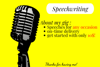 write the greatest motivational speech for you
