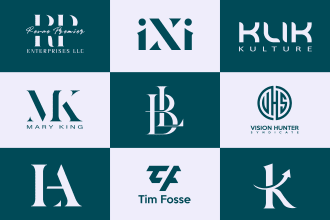 do minimalist monogram apparel letters logo